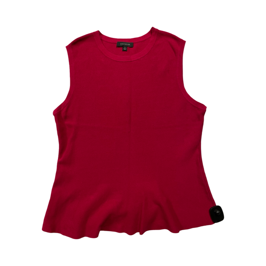 Top Sleeveless By Ann Taylor In Pink, Size:Xl