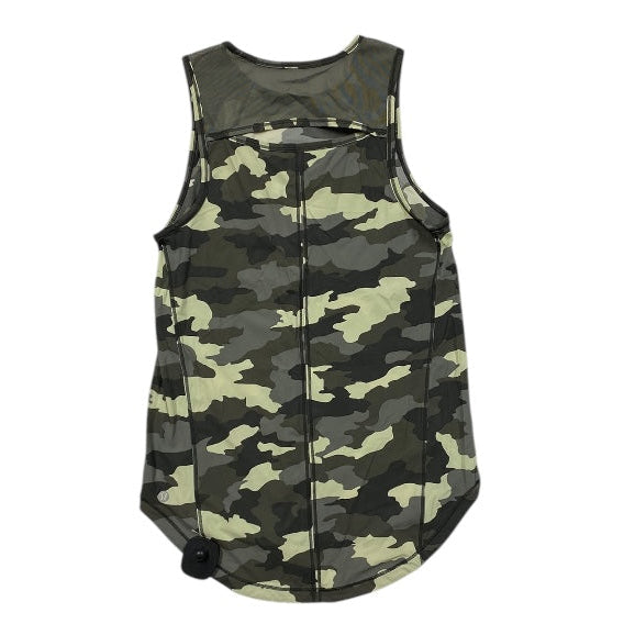 Athletic Tank Top By Lululemon In Camouflage Print, Size:2