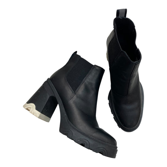 Boots Designer By Sorel In Black & White, Size:7.5