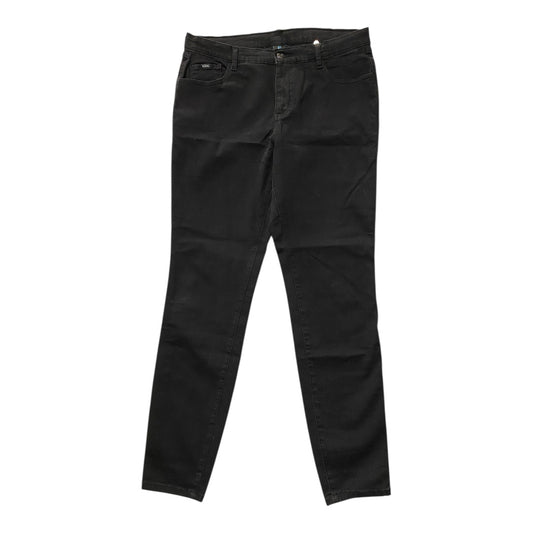 Jeans Skinny By Kuhl In Black Denim, Size:14