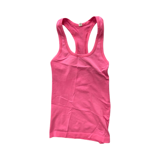Athletic Tank Top By Lululemon In Pink, Size:2