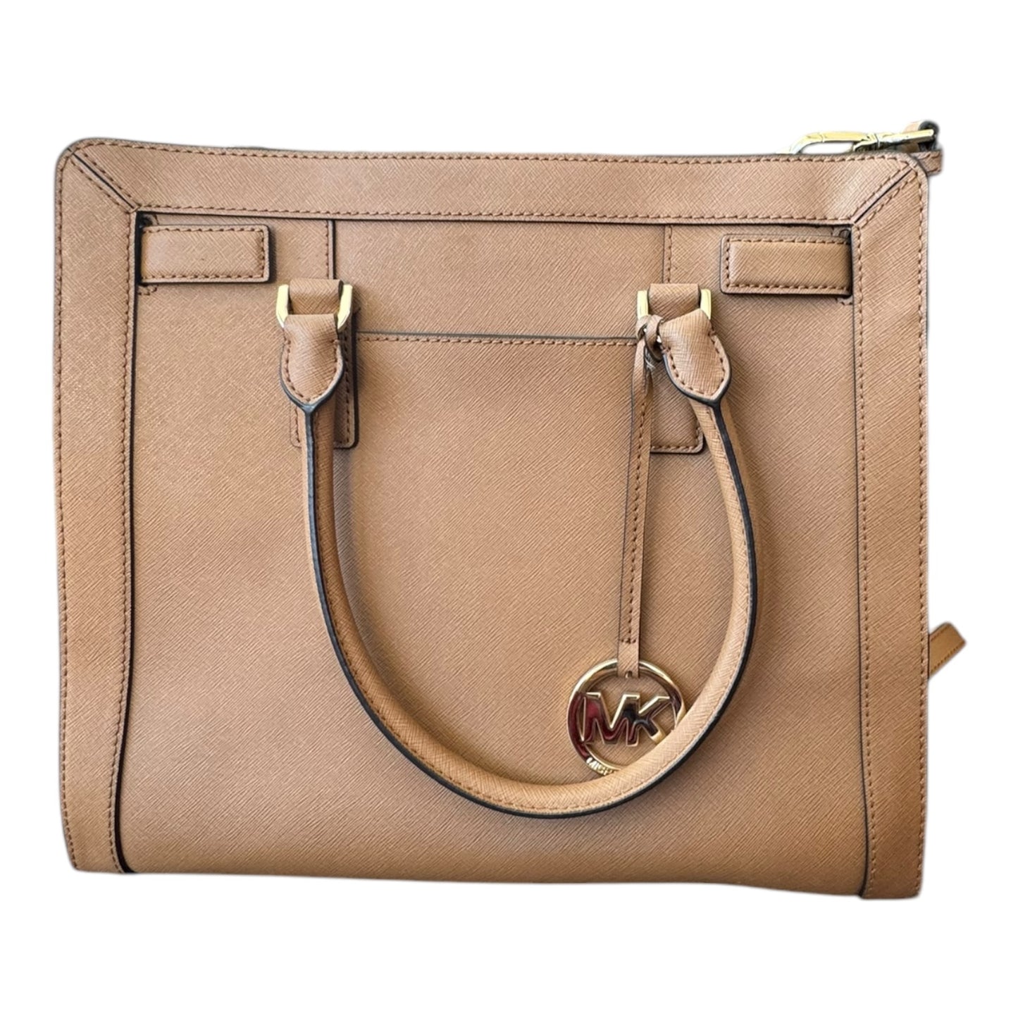 Handbag Designer By Michael Kors In Tan, Size:Large