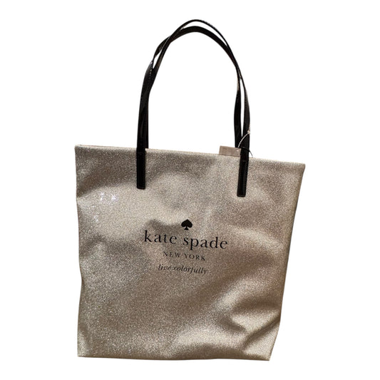 Handbag Designer By Kate Spade In Silver, Size:Large