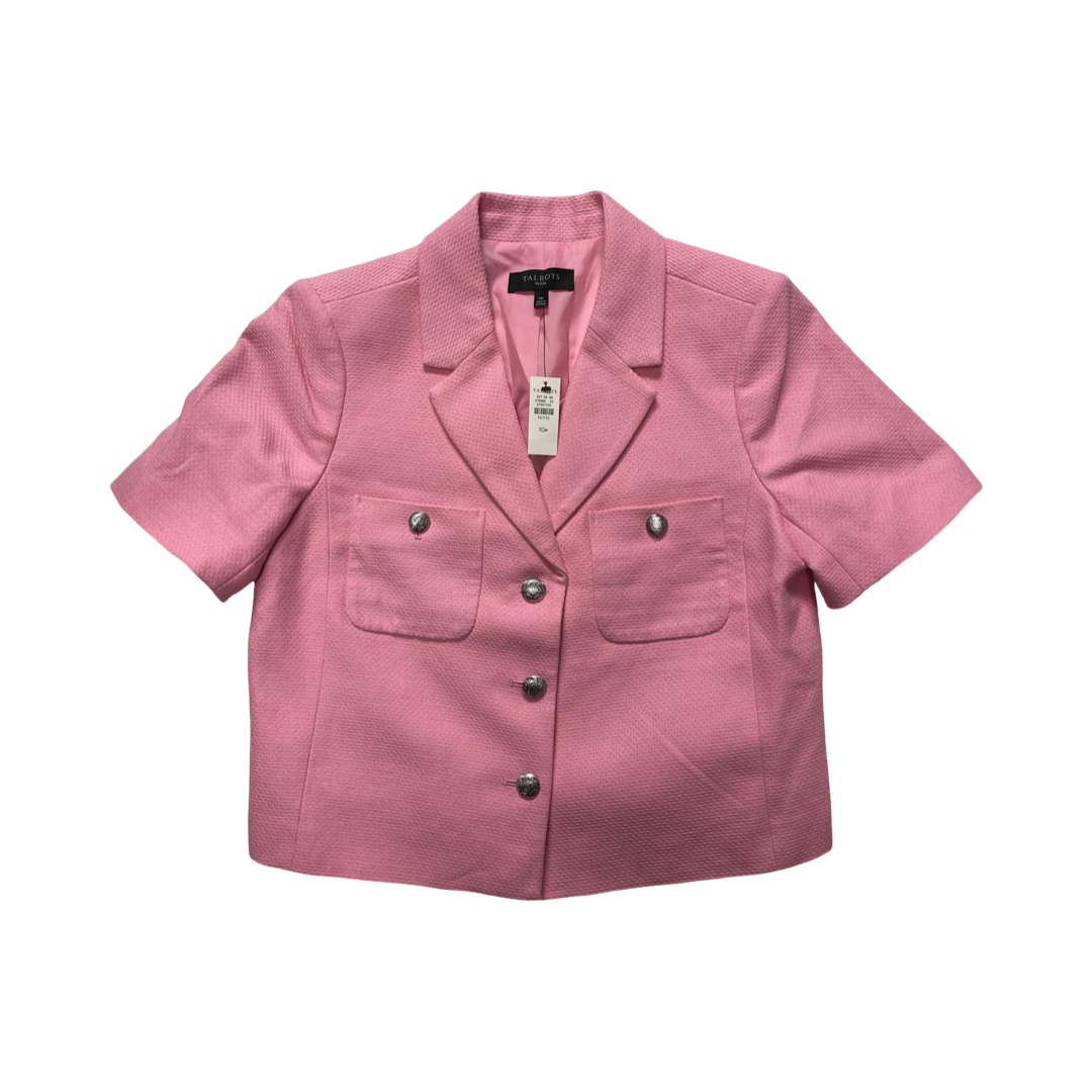 Blazer By Talbots In Pink, Size:10P