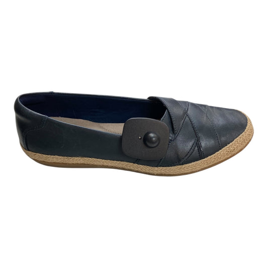 Shoes Flats By Clarks In Navy, Size:8.5