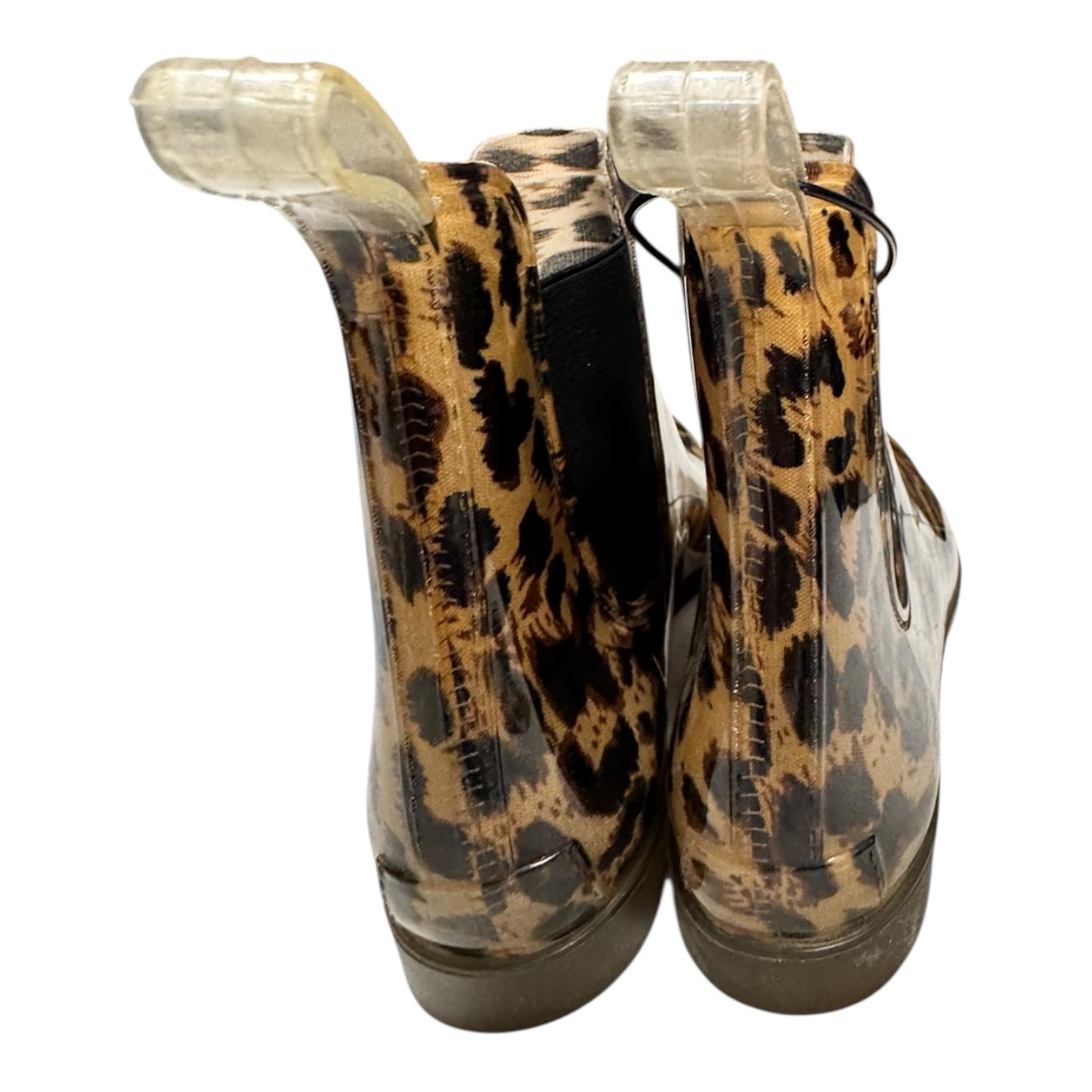 Boots Rain By J. Crew In Animal Print, Size:10