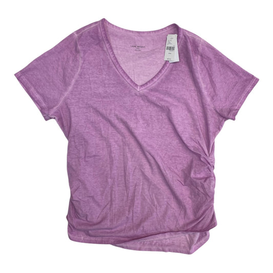 Top Ss Basic By Lane Bryant In Purple, Size:16