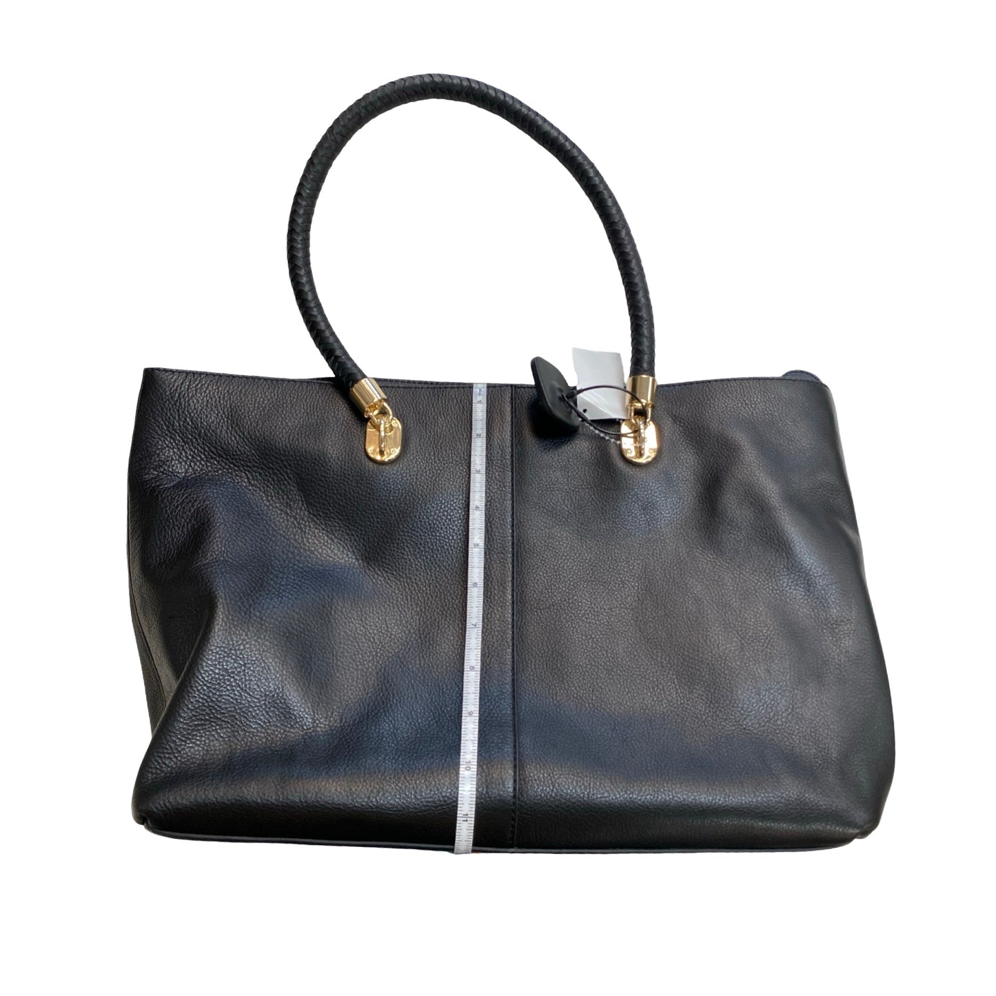 Handbag Leather By Cole-Haan In Black, Size:Large