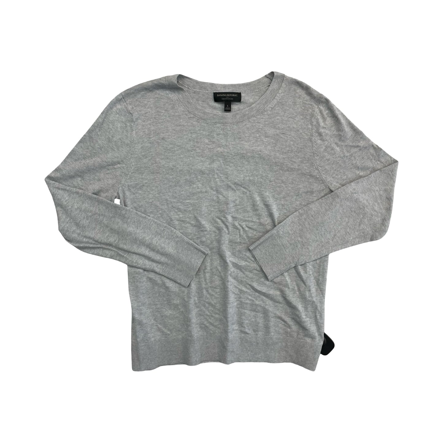 Sweater By Banana Republic In Grey, Size:L