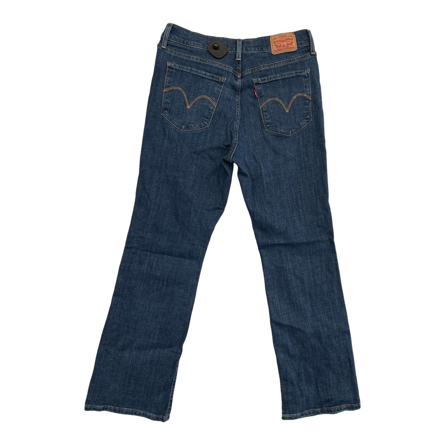 Jeans Boot Cut By Levis In Blue Denim, Size:8
