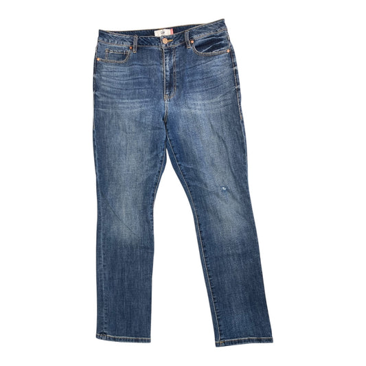 Jeans Straight By Cabi In Blue Denim, Size:12