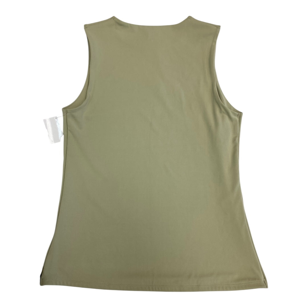 Top Sleeveless By Express In Green, Size:L