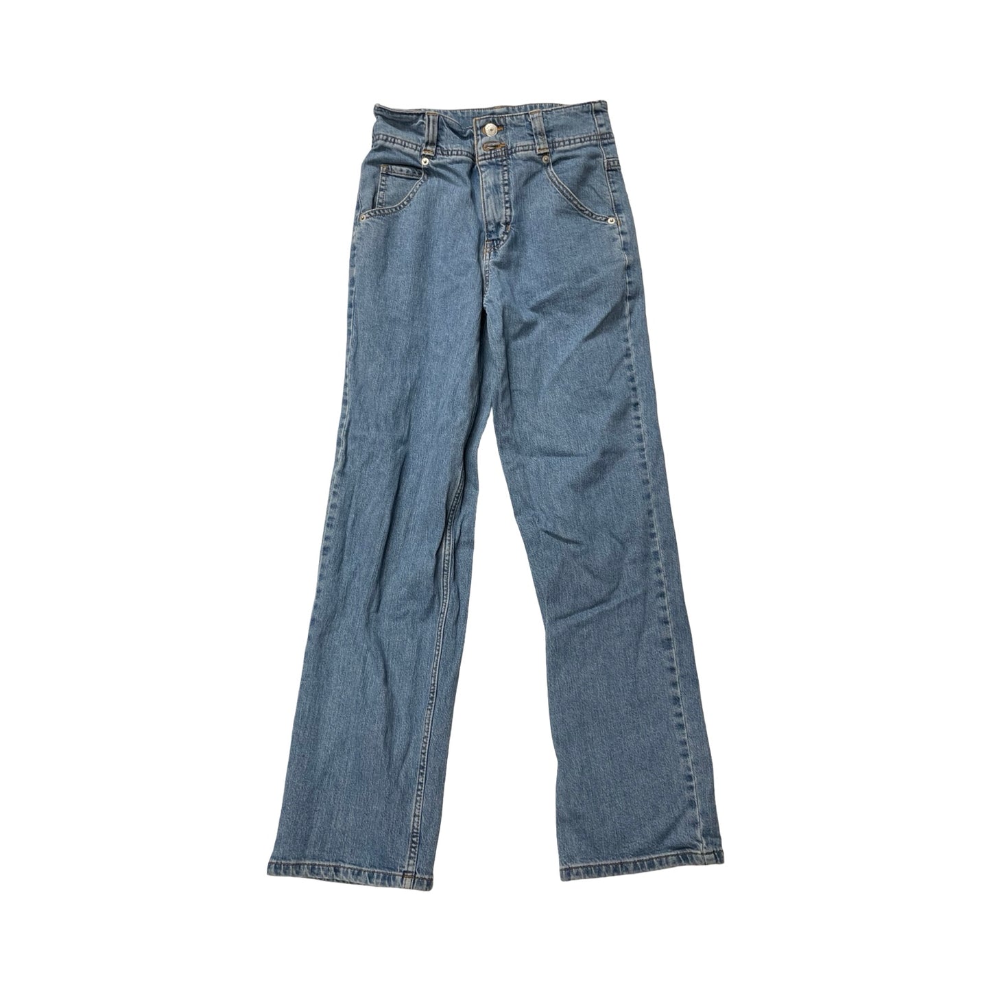 Jeans Straight By Banana Republic In Blue Denim, Size:0