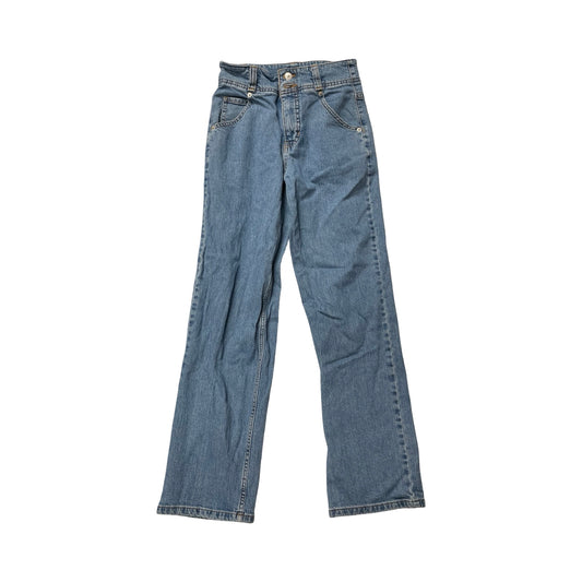 Jeans Straight By Banana Republic In Blue Denim, Size:0