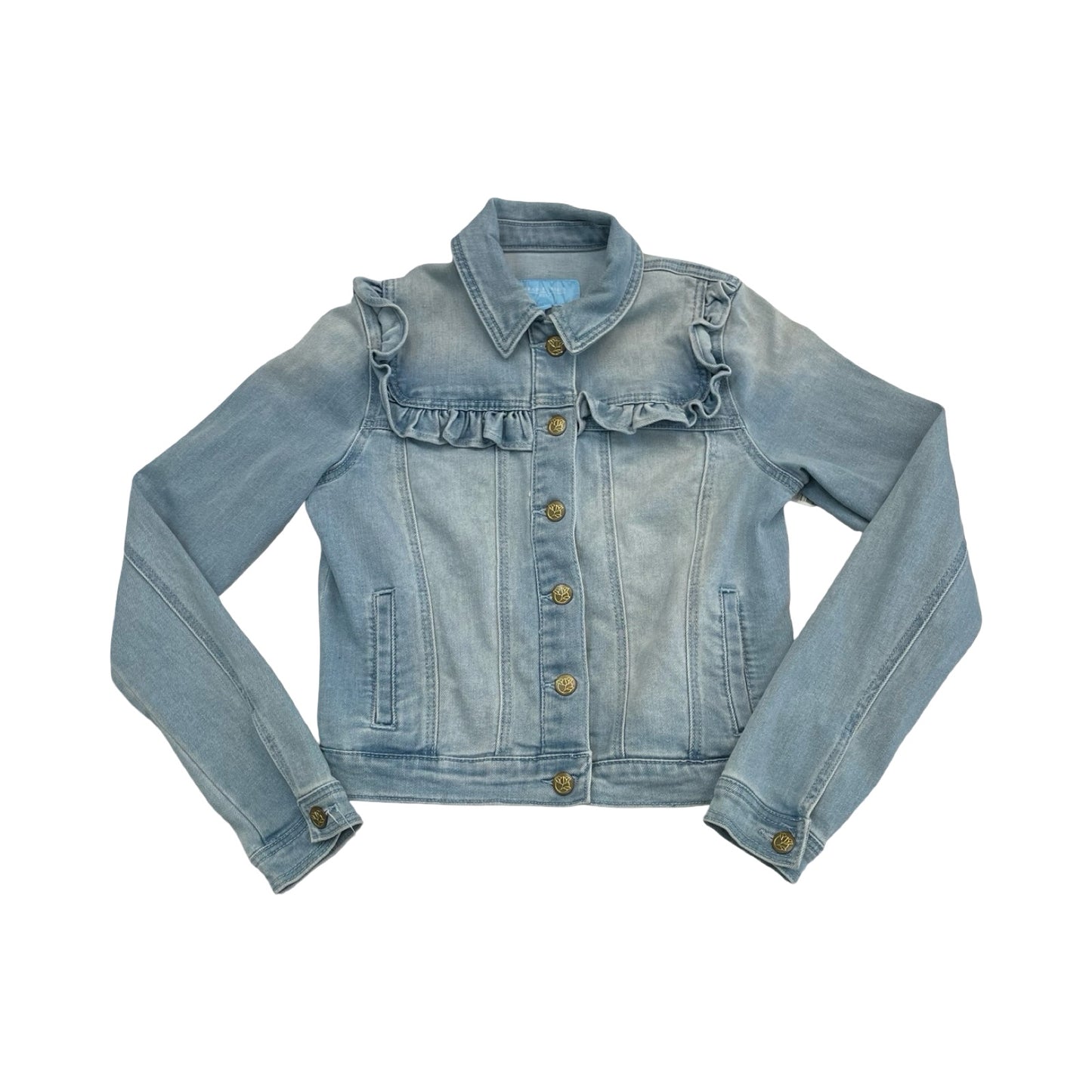 Jacket Denim By Draper James In Blue Denim, Size:Xs