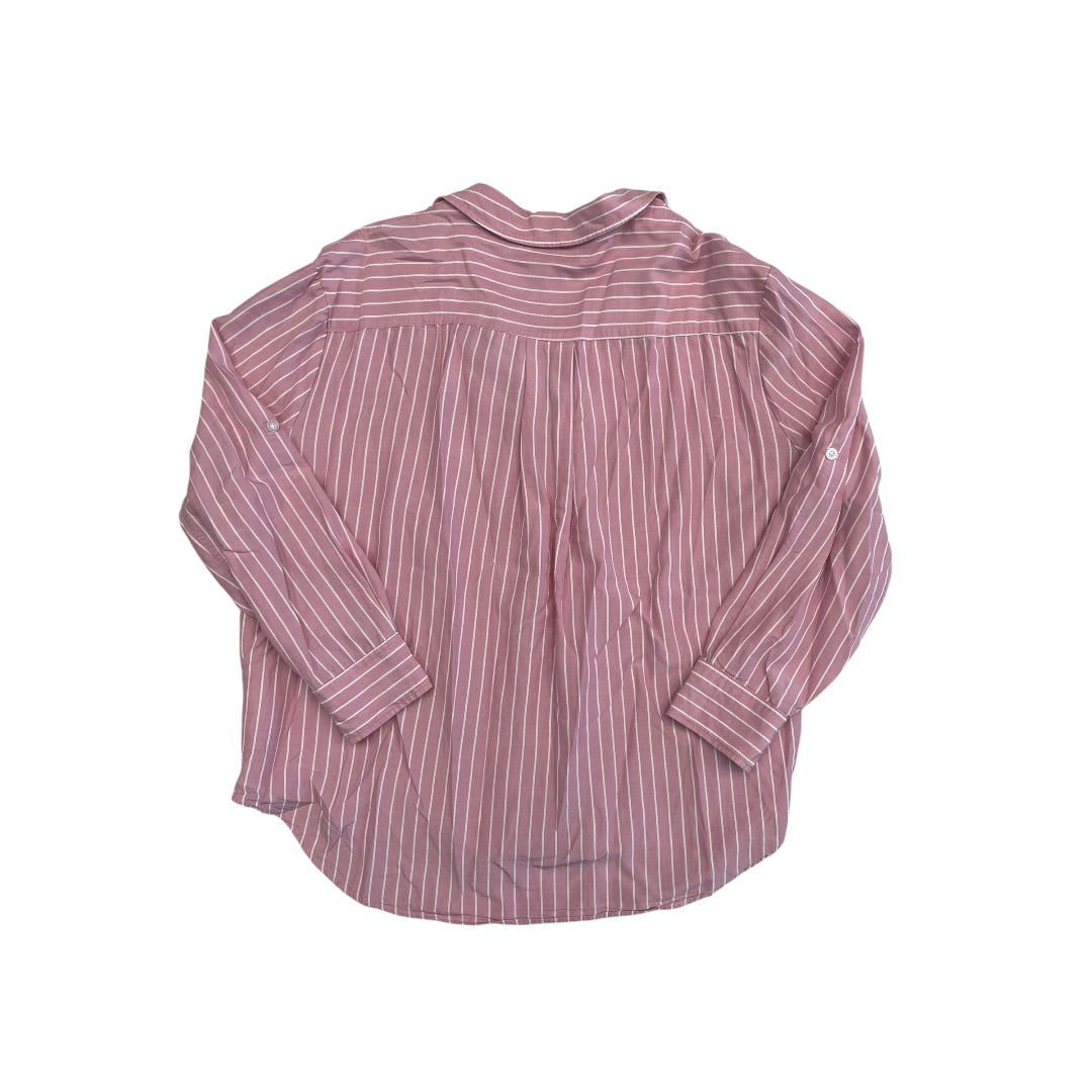 Top Ls By Jachs Girlfirend In Pink & White, Size:Xl