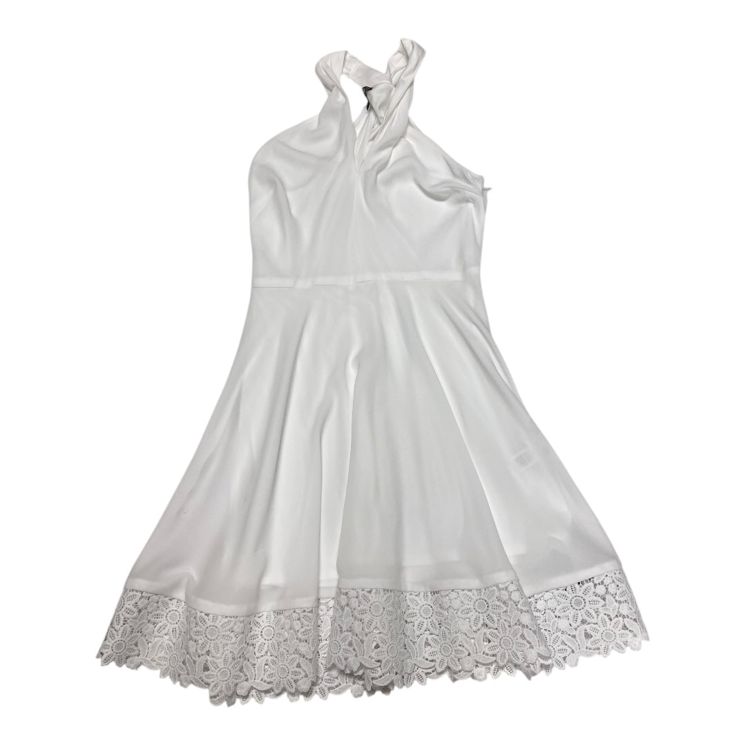 Dress Party Short By Express In White, Size:2