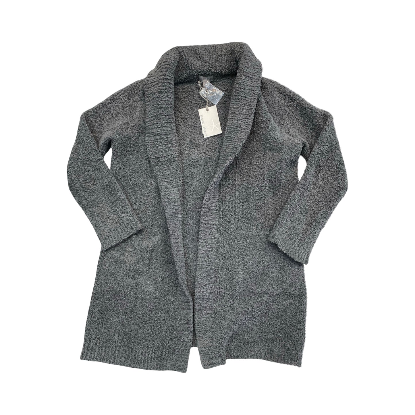 Sweater Cardigan By Barefoot Dreams In Grey, Size:S