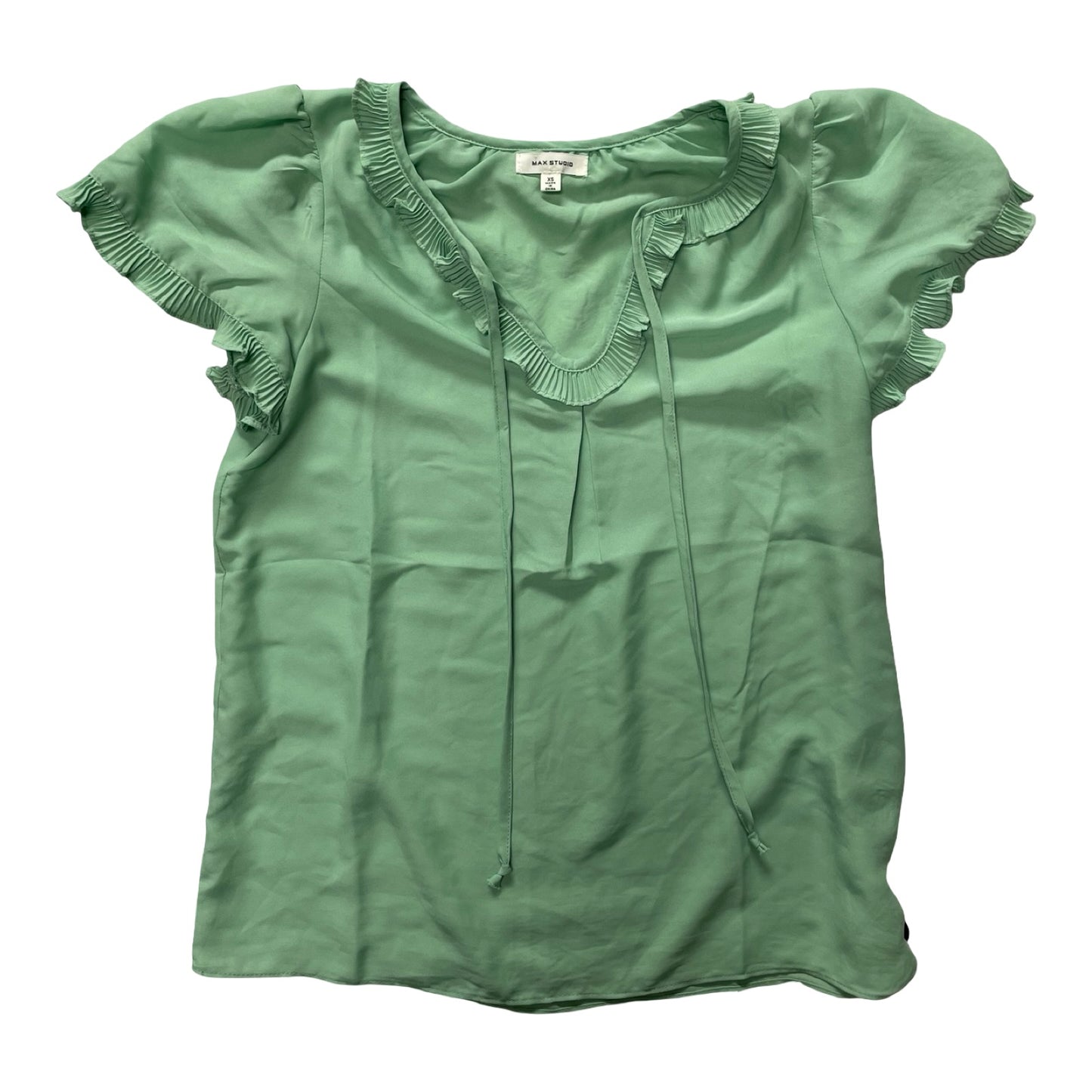 Top Ss By Max Studio In Green, Size:Xs