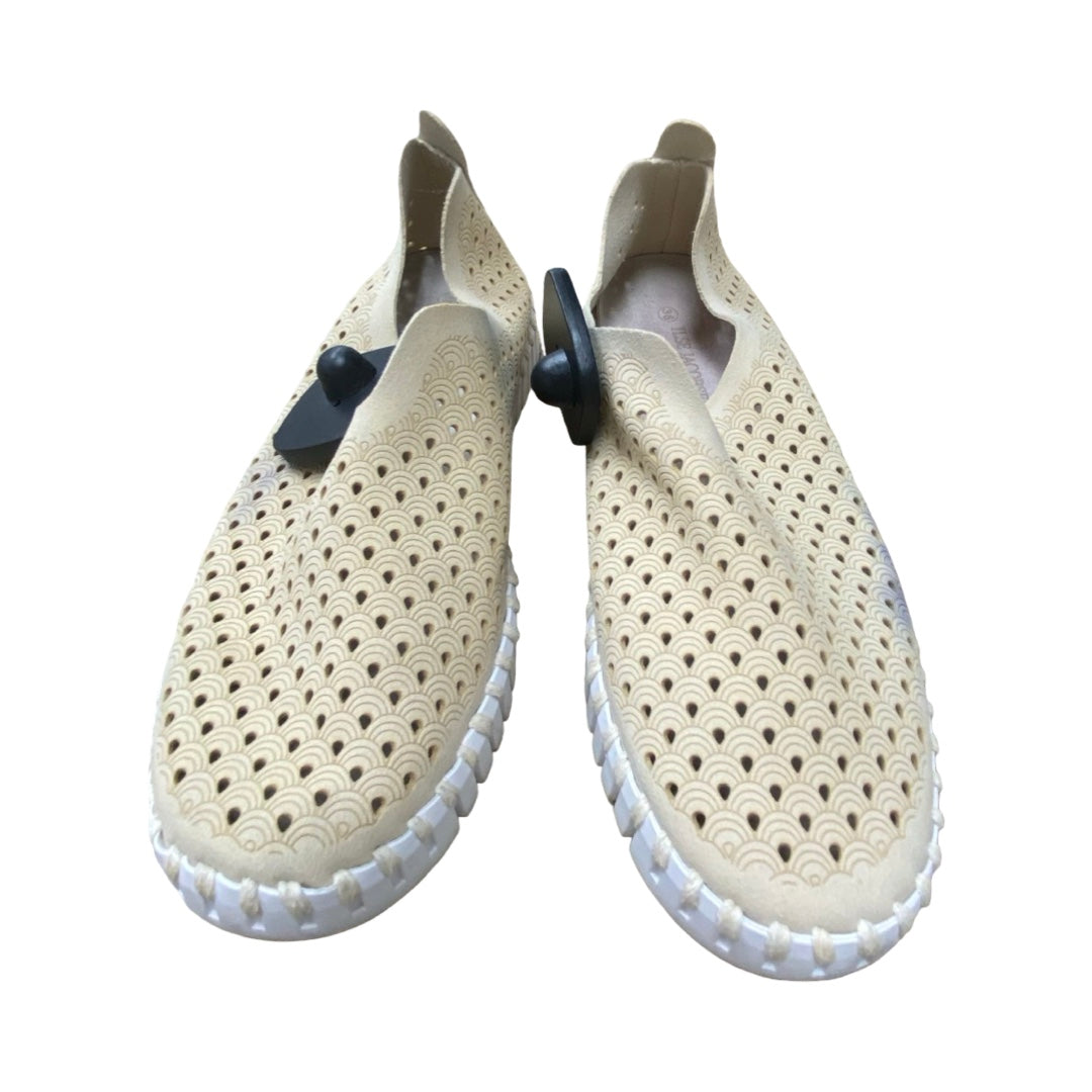Shoes Flats By ILSE JACOBSEN In Beige, Size:8
