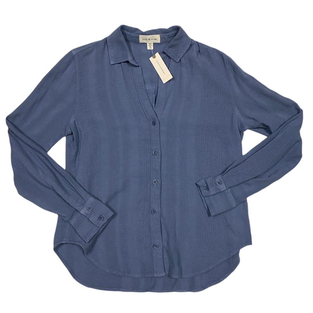 Top Long Sleeve By Cloth & Stone In Blue, Size: Xs