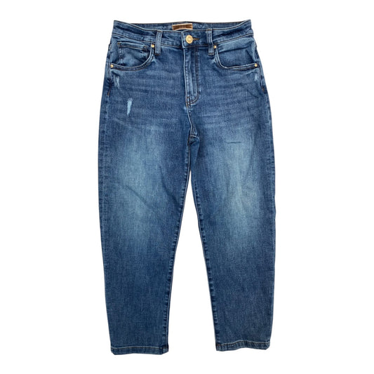 Jeans Boyfriend By Kut In Blue Denim, Size:4