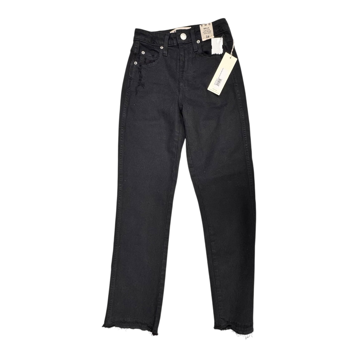 Jeans Straight By Amo In Black, Size:0