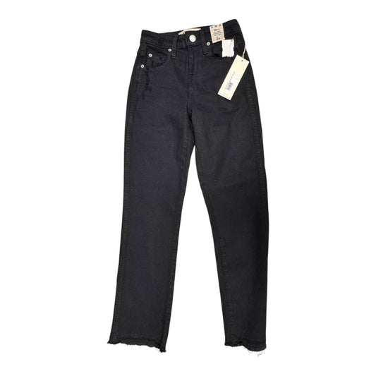 Jeans Straight By Amo In Black, Size:0