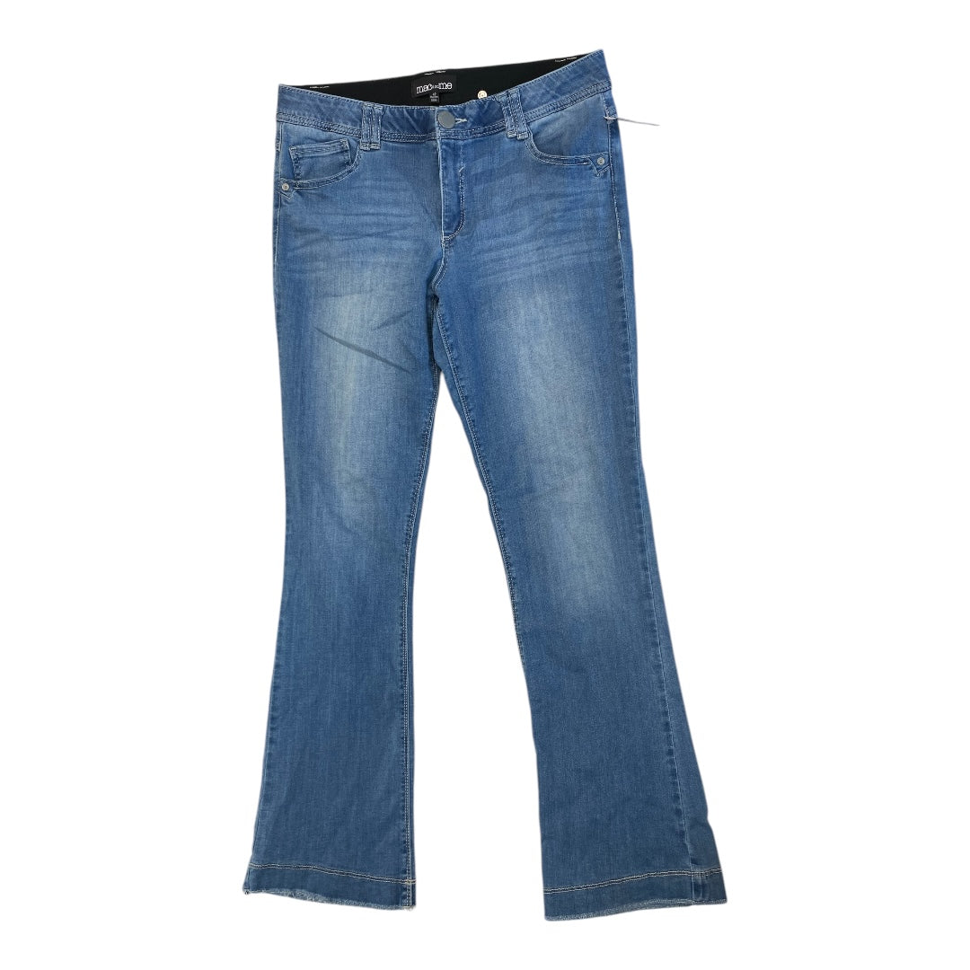 Jeans Flared By mac and me In Blue Denim, Size:12