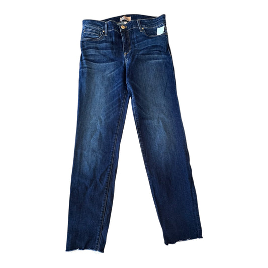 Jeans Straight By Kut In Blue Denim, Size:10