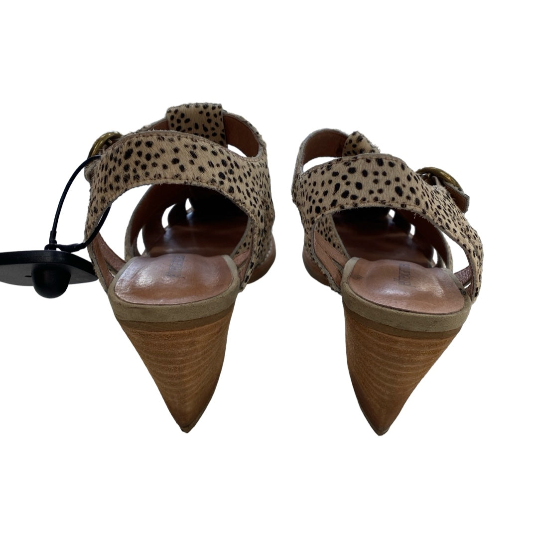 Boots Ankle Heels By Jeffrey Campbell In Leopard Print, Size:9.5