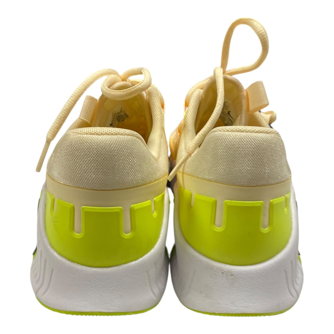 Shoes Athletic By Nike In Yellow, Size:9