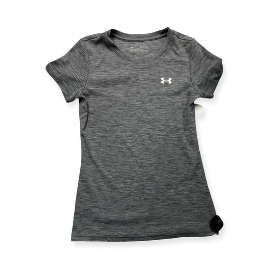 Athletic Top Ss By Under Armour In Grey, Size:Xs