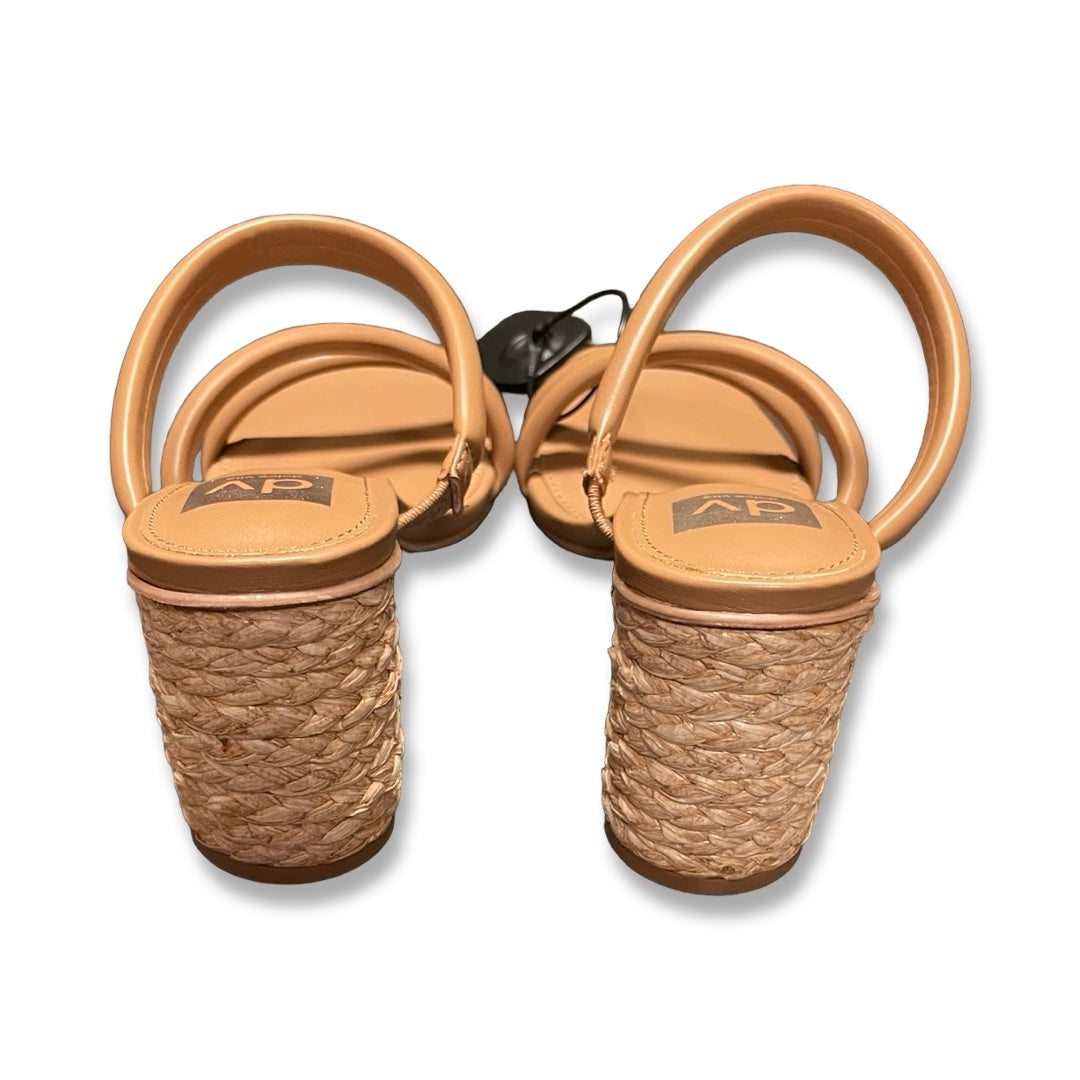 Sandals Heels Block By Dolce Vita In Brown, Size:8
