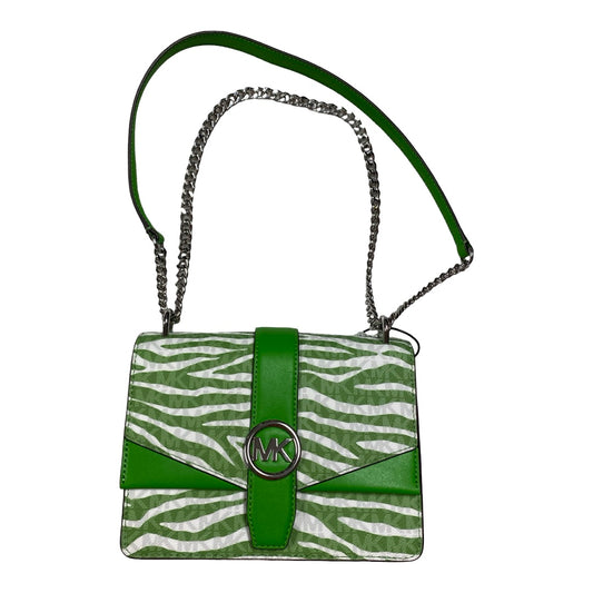 Handbag Designer By Michael Kors In Green, Size:Small