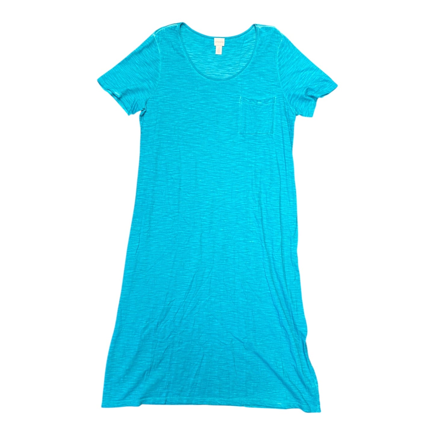 Dress Casual Maxi By Chicos In Blue, Size:16