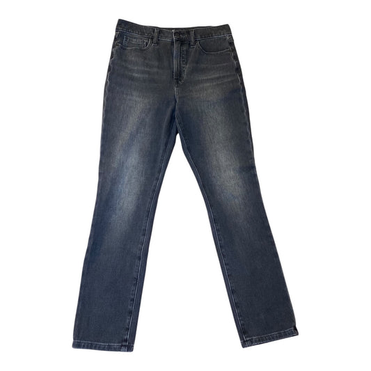 Jeans Straight By Banana Republic In Black, Size:6