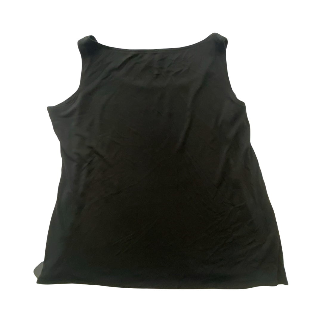 Tank Top Designer By Eileen Fisher In Black, Size:1X