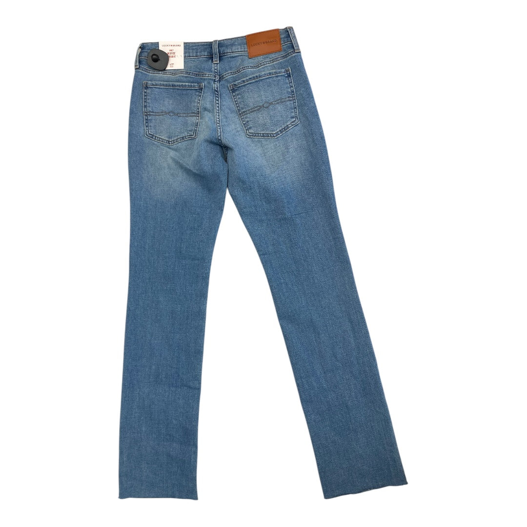 Jeans Skinny By Lucky Brand In Blue Denim, Size:4