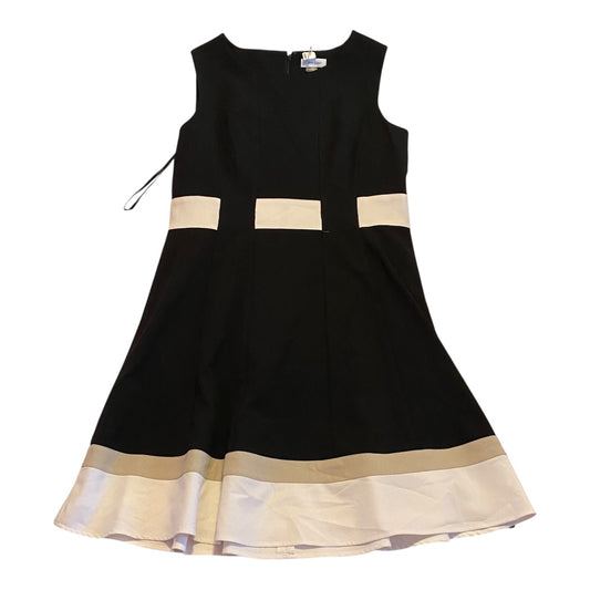Dress Work By Calvin Klein In Black & White, Size:14