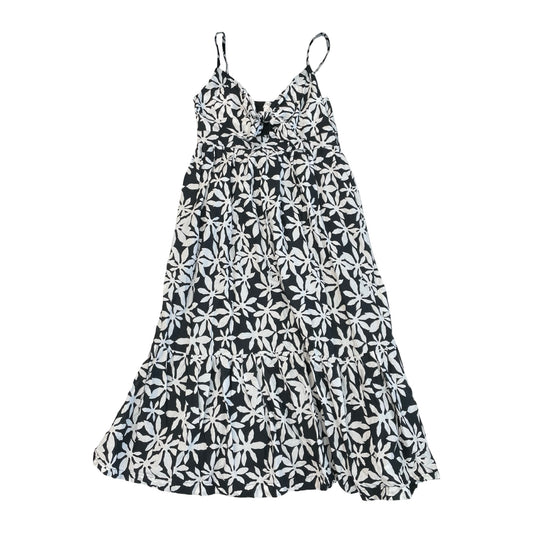Dress Casual Maxi By J. Crew In Black & White, Size:4