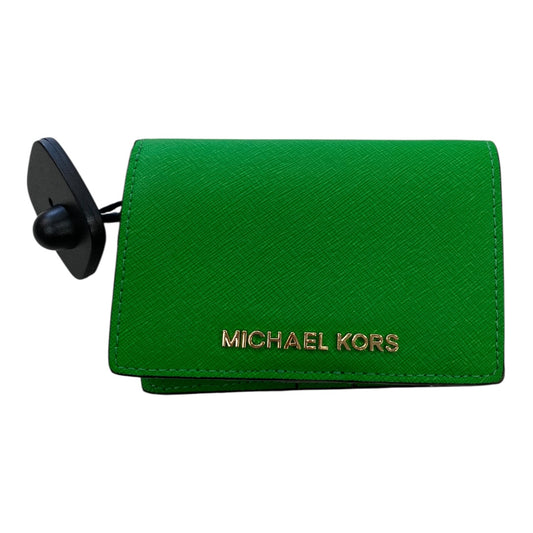 Wallet Designer By Michael Kors In Green, Size:Small