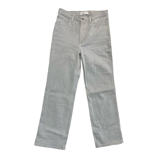 Jeans Wide Leg By Abercrombie And Fitch In Grey, Size:6
