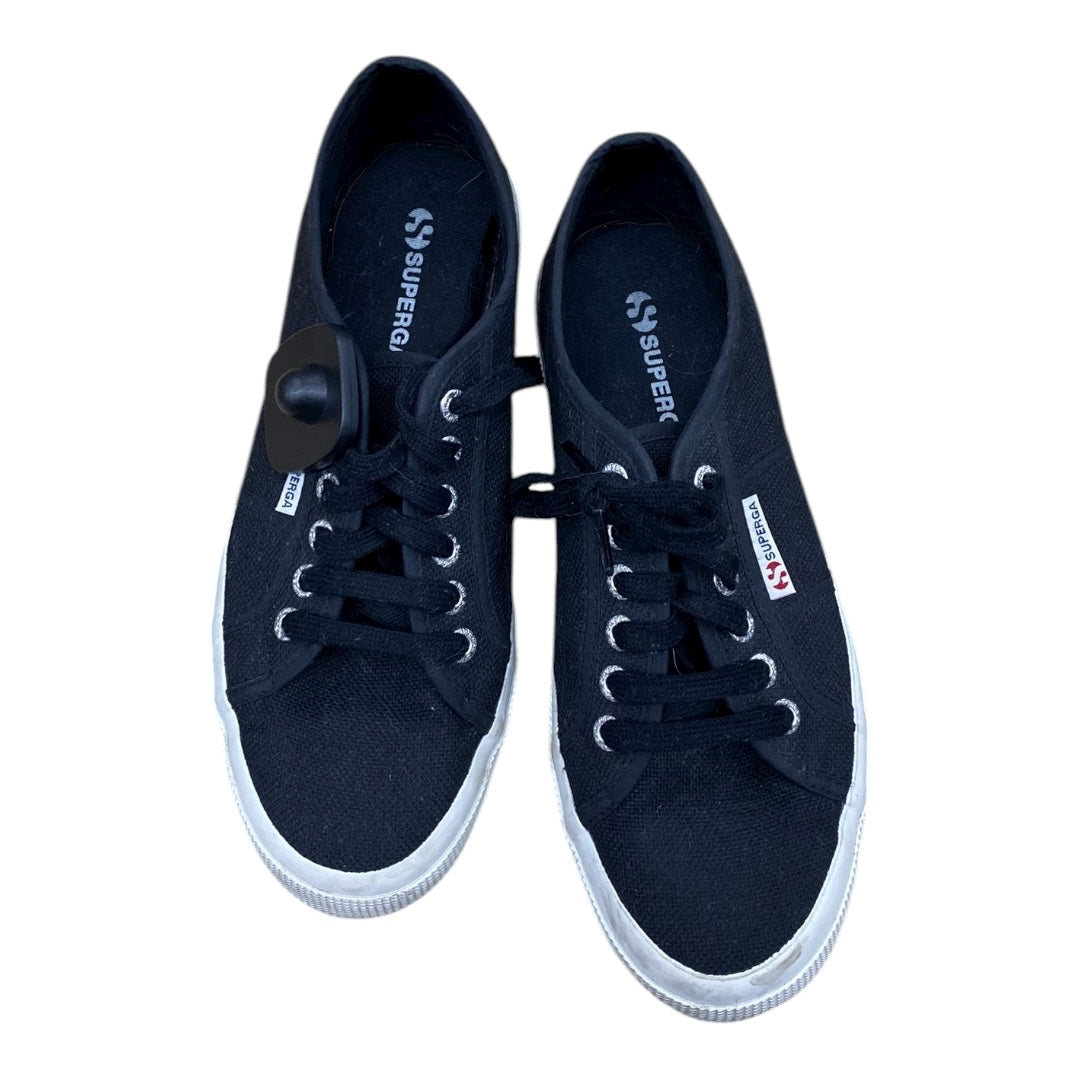 Shoes Sneakers By Superga In Black, Size:8.5