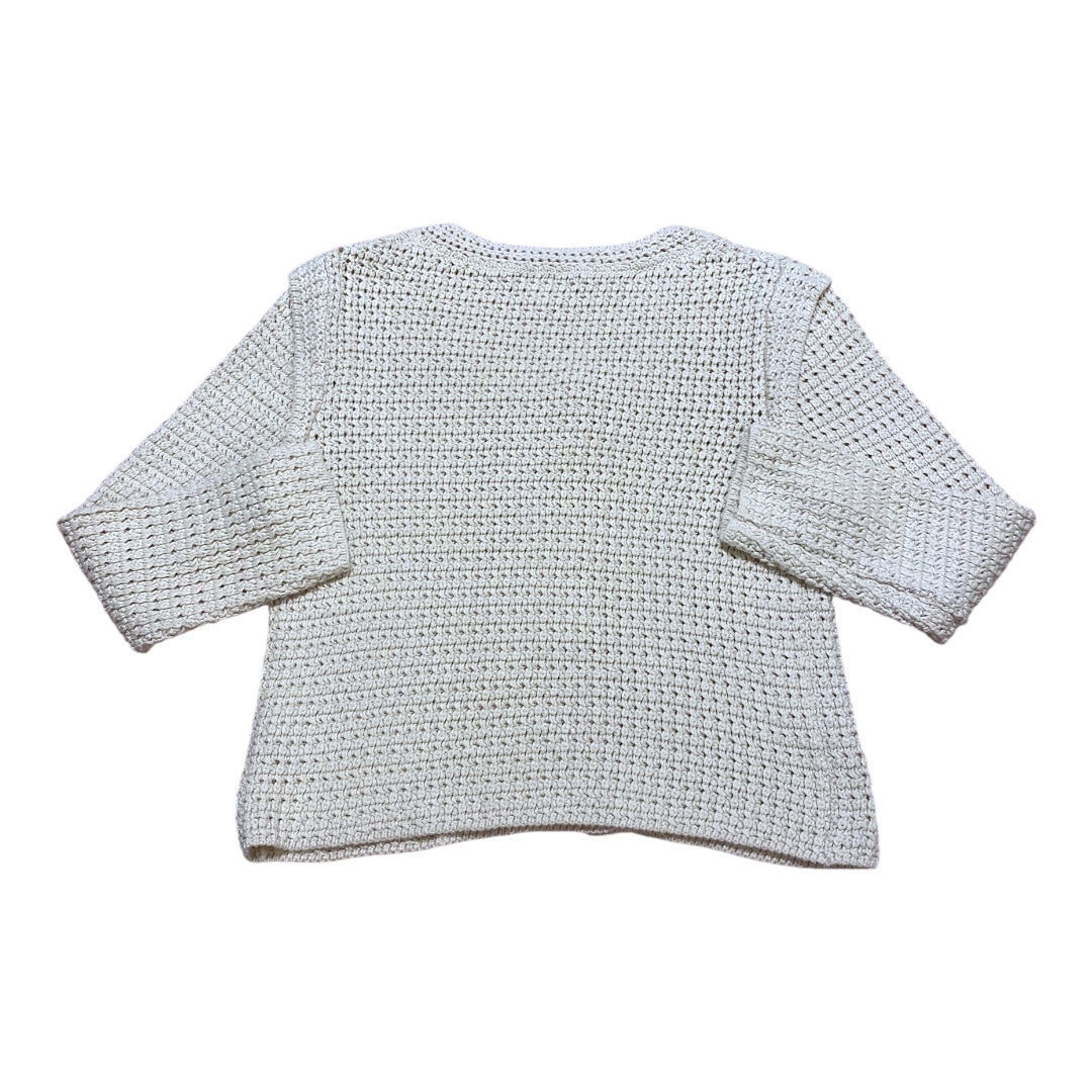 Sweater By Banana Republic In Cream, Size:Mp