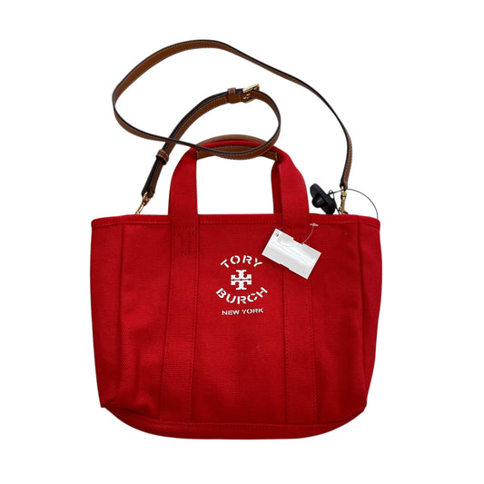 Handbag Designer By Tory Burch In Red, Size:Medium