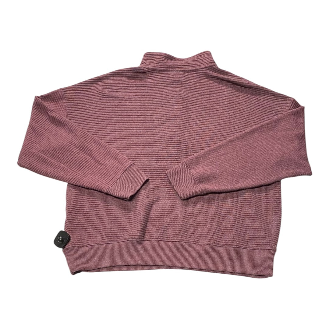 Sweater By Thread And Supply In Maroon, Size:1X