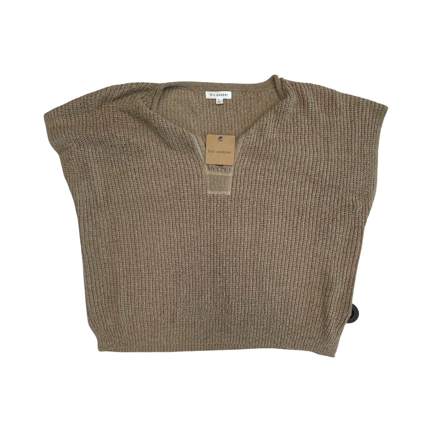 Top Ss By Blu Pepper In Beige, Size:L