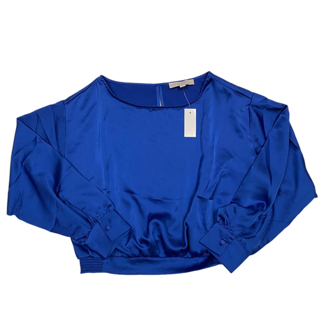 Top Long Sleeve By Loft In Blue, Size: M