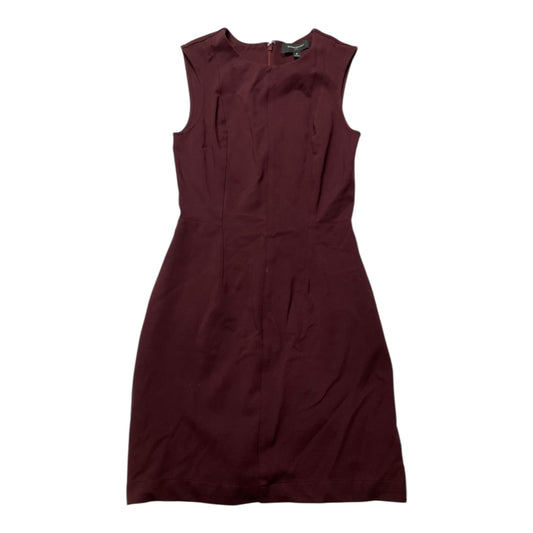 Dress Casual Midi By Banana Republic In Maroon, Size:0